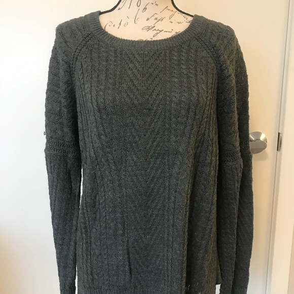Grey Knit Sweater - Picture 1 of 5